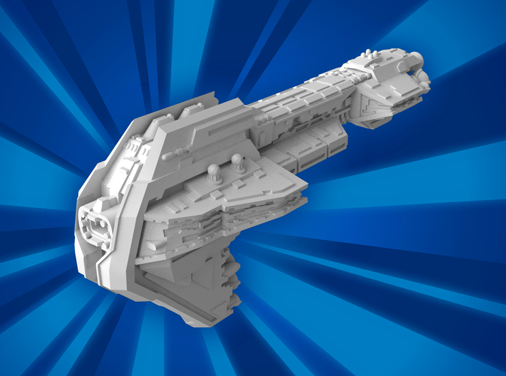 (MMch) Starhawk Battleship 3d printed