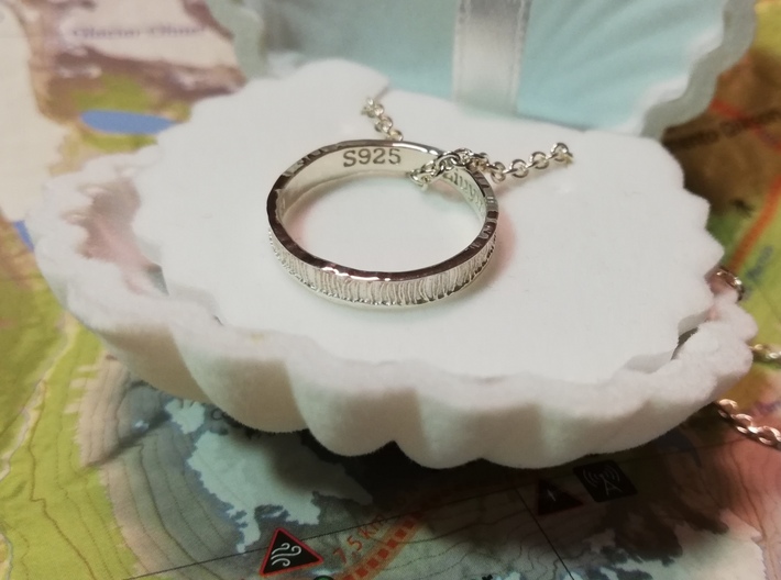 O-cean Ring (Size 6)  3d printed 
