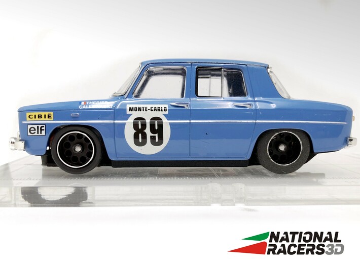 Chassis-SCX/SCALEXTRIC Renault 8 GORDINI (In AiO) 3d printed 