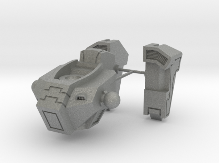 Sloped Armor Torso Assembly 3d printed