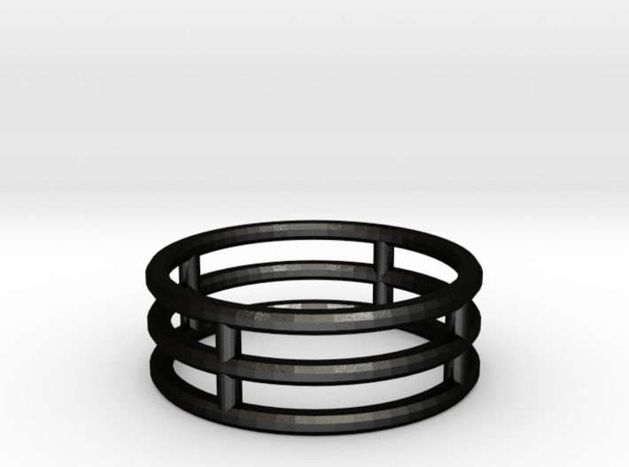 Minimalist Triple Band Ring Size 6 3d printed