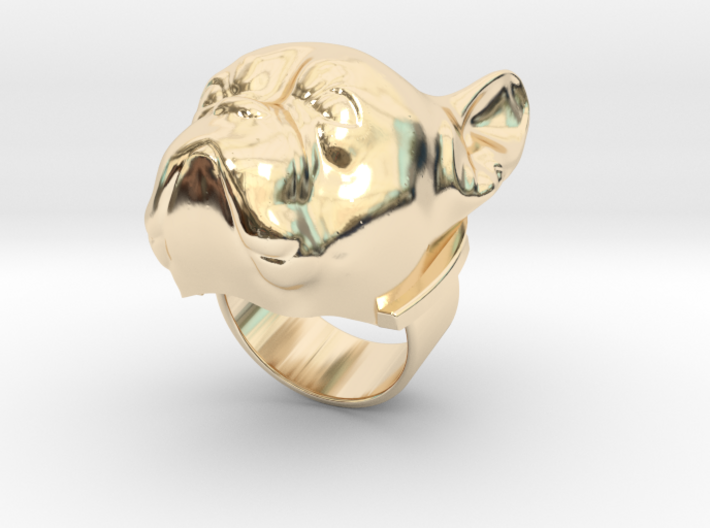 French Bully ring 3d printed