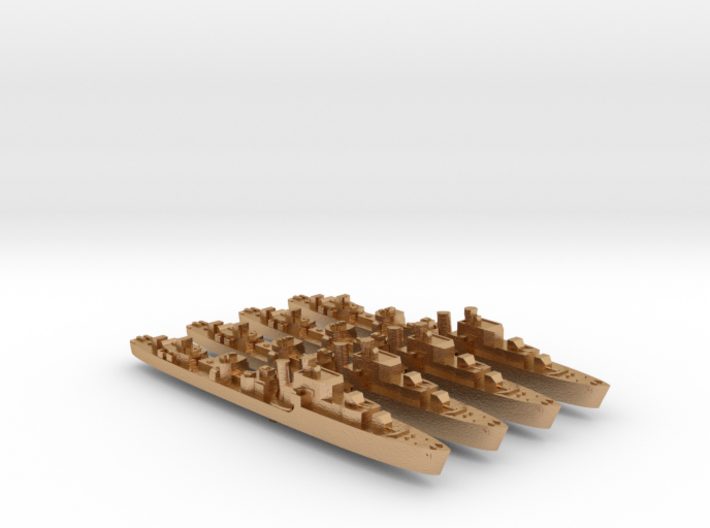 4pk S class British Destroyers 1:1800 WW2 3d printed