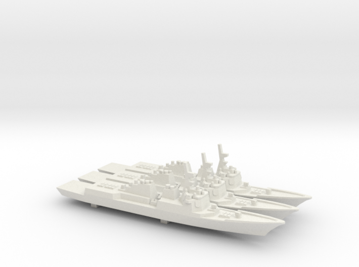 Sejong the Great-class destroyer x 3, 1/2400 3d printed