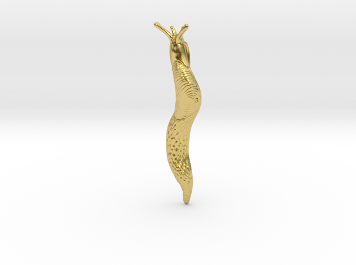 Slug Pendant - Science Jewelry 3d printed