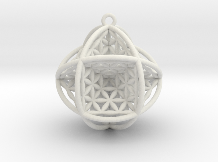 Ball Of Life v2 Pendant 2&quot; 3d printed