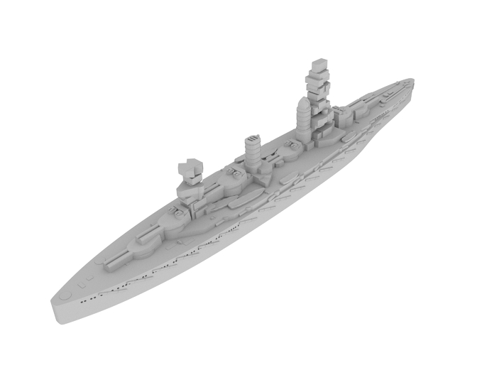 Fuso Class Battleship (1925) [x4] 3d printed 