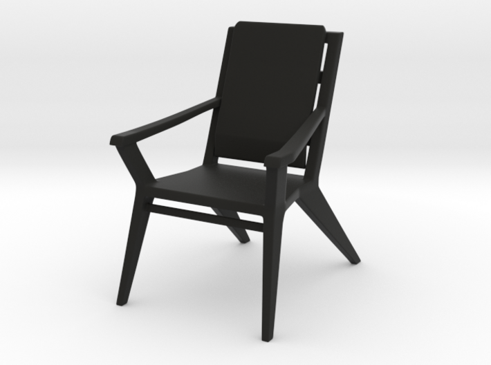 1:24 Minimalist Chair Version 'C' for Dollhouses 3d printed 