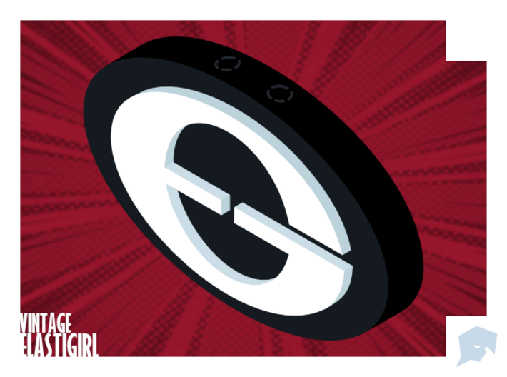 The Incredibles - Elastigirl Logo Charm 3d printed 