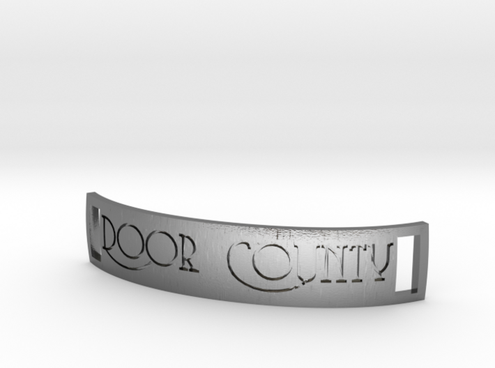 Door County bracelet tag 3d printed