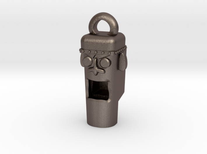 Aztec pendant &amp; whistle 3d printed