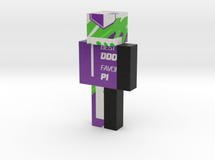 statcard | Minecraft toy 3d printed