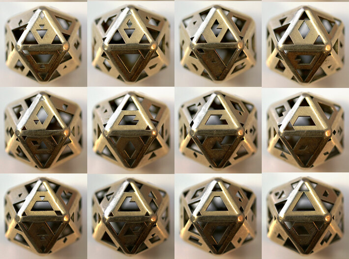 Future-Proof Hollow D20 3d printed Number 1-20