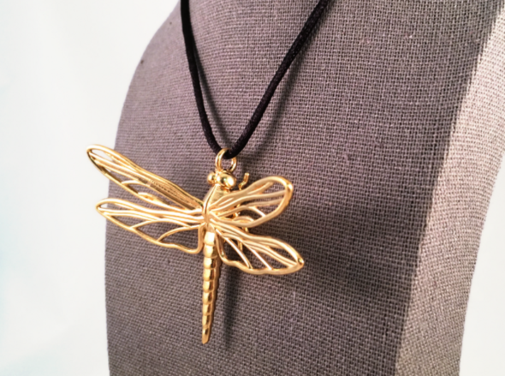 Dragonfly Pendant Large 3d printed 