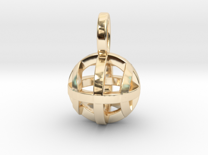 Tennis Sphere XYZ (Pendant) 3d printed
