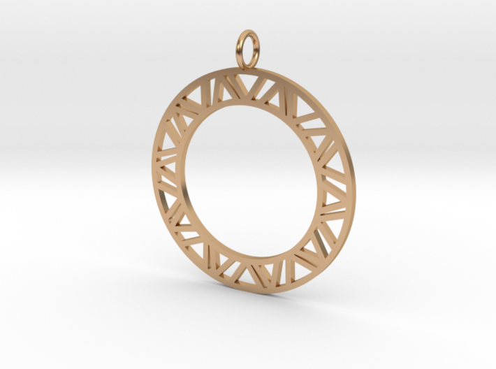 GG3D-031 3d printed Geometric beautiful modern pendant