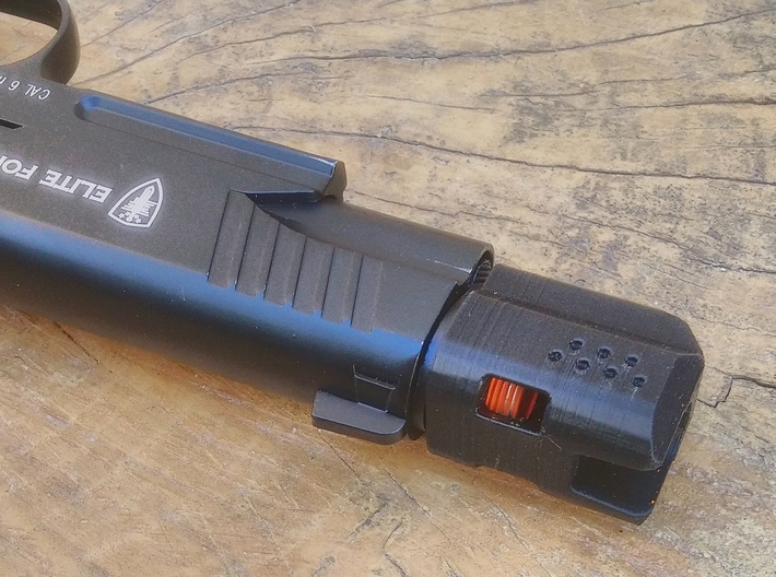 G-Comp Type 4 Airsoft Flashhider (14mm-) 3d printed 