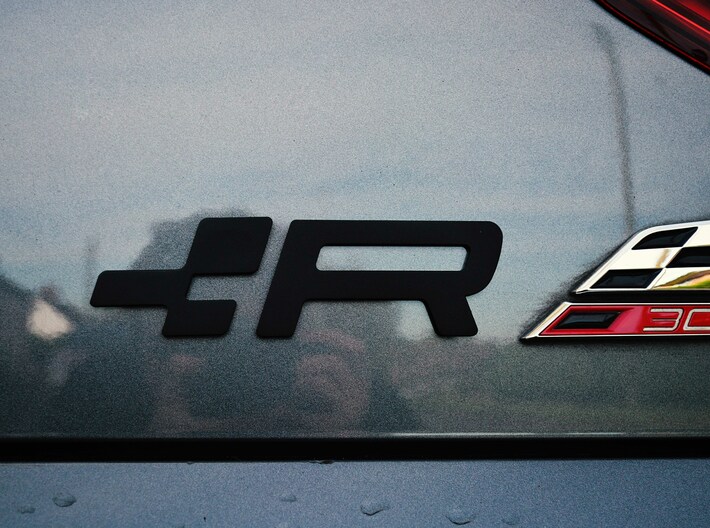 Cupra R Badge - 35mm (large) 3d printed &quot;R&quot; Logo