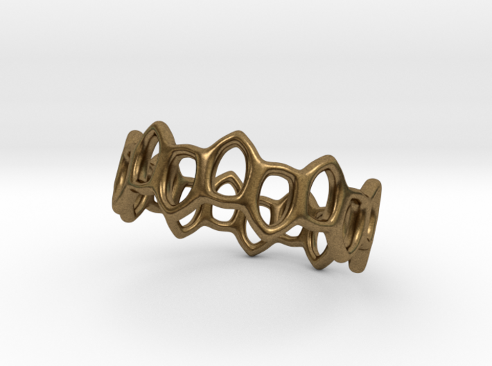 Offset Links ring 3d printed