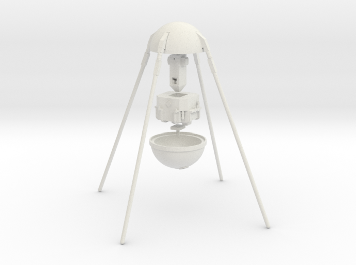 Sputnik Replica 3d printed Reproduction of Sputnik to assemble - White Natural Versatile Plastic