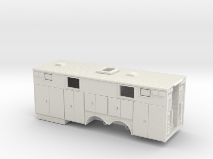 1/24 Heavy Rescue Body window sides 3d printed