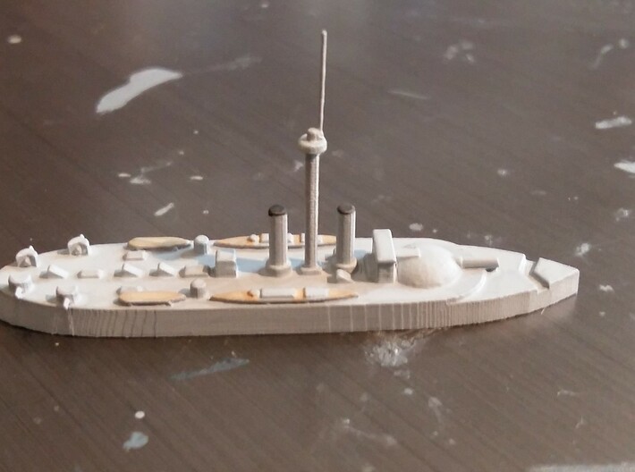 1/1250 HDMS Tordenskjold 3d printed Painted by Proflutz