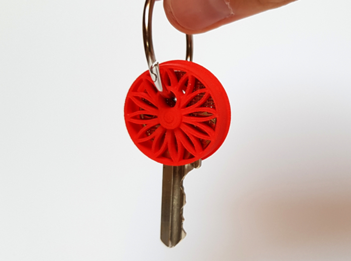 Saxonia Schlüsselkappe 3d printed Schlüsselkappe &quot;Saxonia&quot; mit Schlüssel und Schlüsselring (nicht im Lieferumfang enthalten)