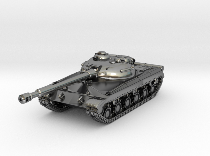 Tank - T-64 - Object 430 - scale 1:220 - Small 3d printed