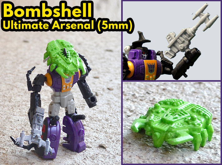 Bombshell Ultimate Arsenal (5mm) 3d printed Hand painted examples