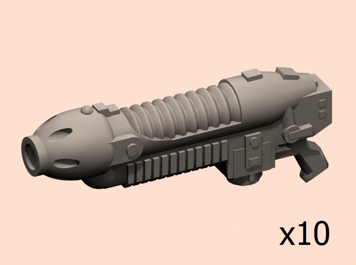 28mm Scorcher Blaster Mk.II (10) 3d printed