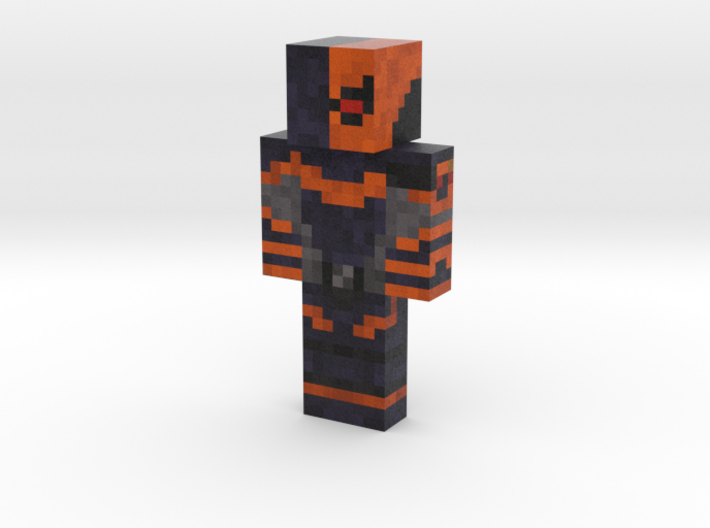 Deathstroke | Minecraft toy 3d printed