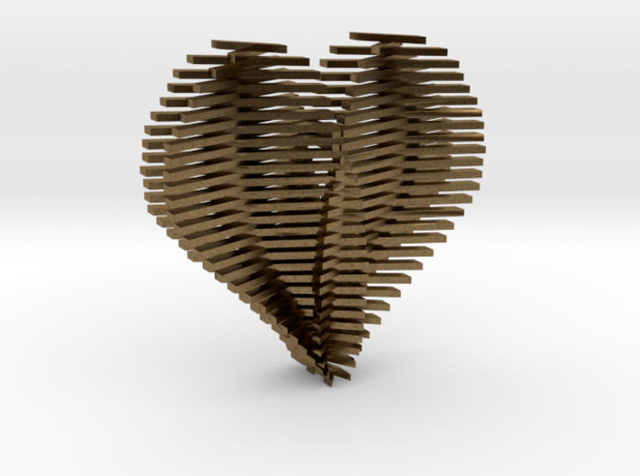 Heart Opening up 3d printed