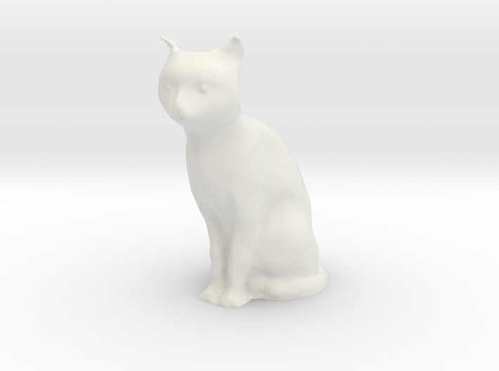 1/7 Sitting Cat 3d printed