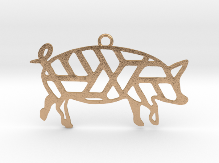 Year Of The Pig Charm 3d printed