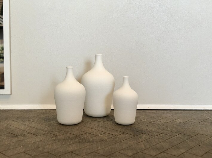 Floor Vases Set of 3 3d printed 