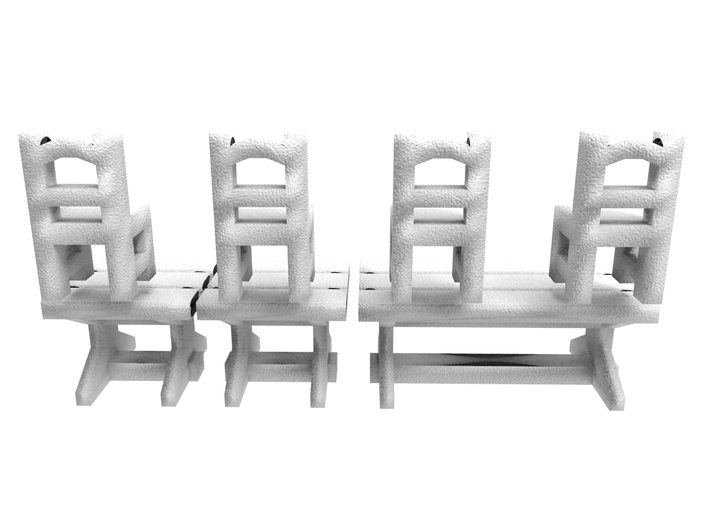 tables and chairs 3d printed 