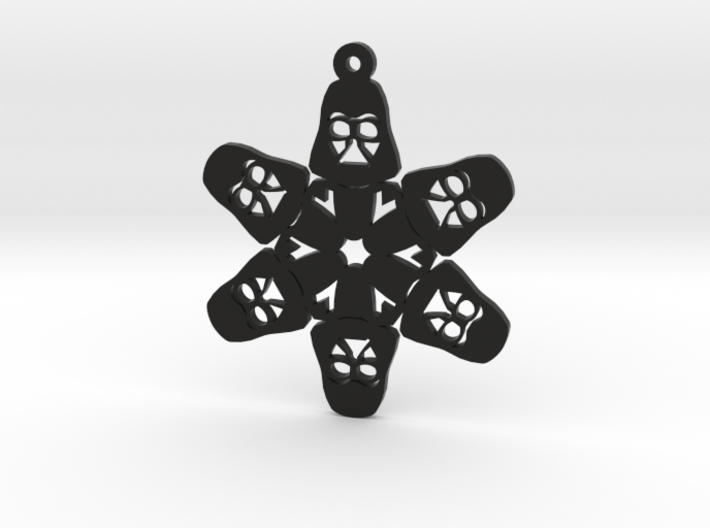 Nerdy Snowflakes - Darth Vader - 3in 3d printed