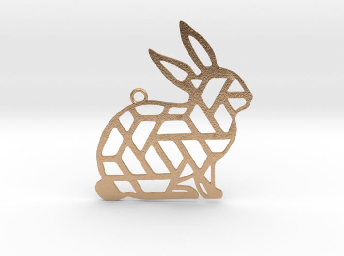 Year Of The Rabbit Charm 3d printed