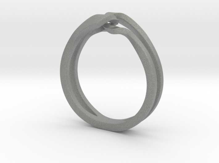 Twist Interlock Ring_C 3d printed