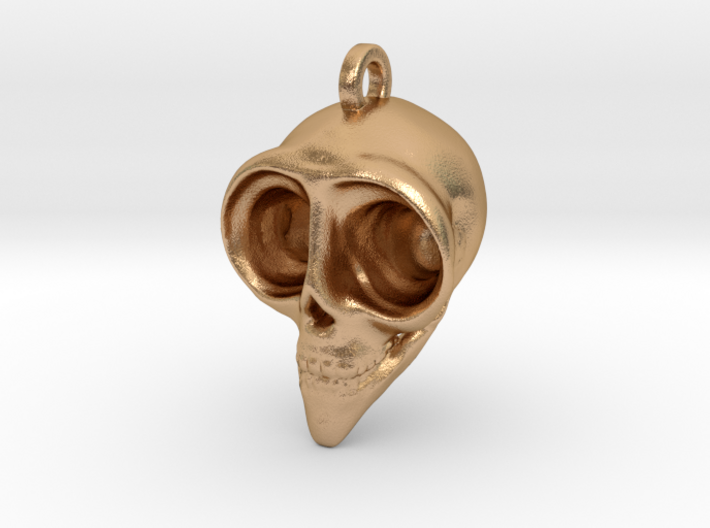 Alien Skull Keychain/Pendant 3d printed