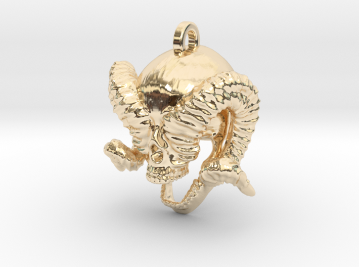 Remux Skull Keychain/Pendant 3d printed