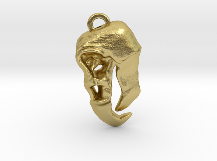 Eagle Skull Keychain/Pendant 3d printed