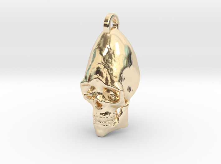 Bavarian Skull Keychain/Pendant 3d printed