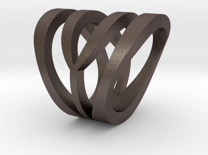 Line Ring 3d printed