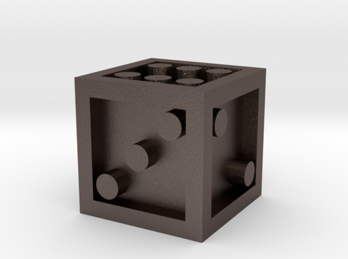 Six Sided Dice Dot 3d printed