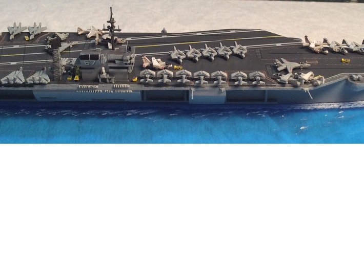 1/3000 Scale USS John F Kennedy CV-67 3d printed Thank you scalzia