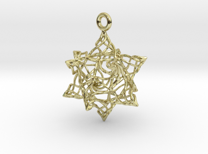 Stellated Dodecahedron Bauble 3d printed 