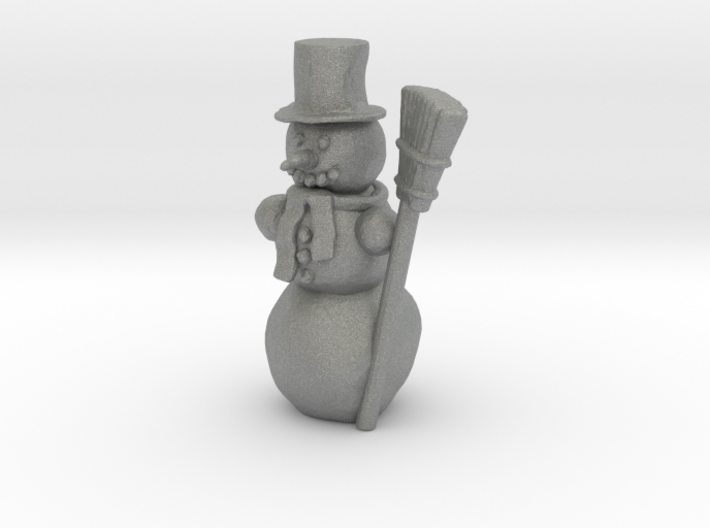 O Scale Snowman 3d printed This is a render not a picture