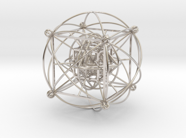 Unity Sphere (medium yang) 3d printed