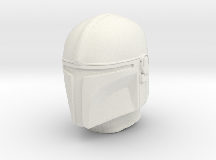 bounty hunter helmet in 1/6 scale 3d printed